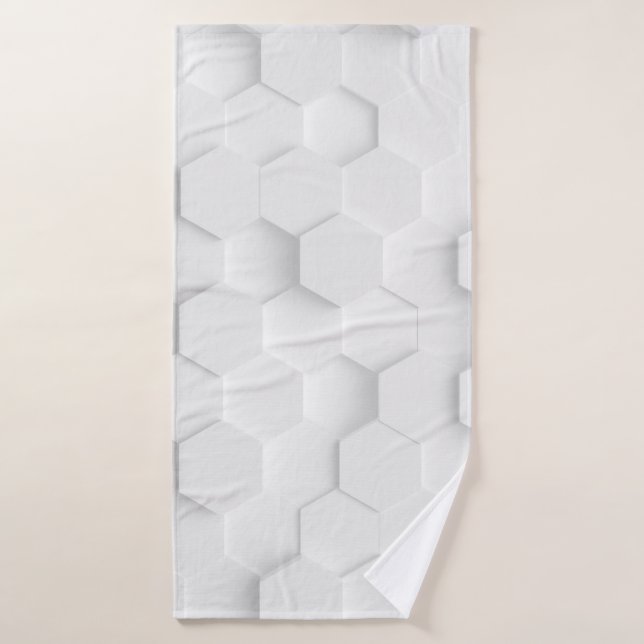 White background texture. 3d illustration, 3d ing. bath towel (Bath Towel)