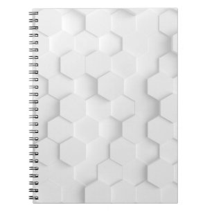 White background texture. 3d illustration, 3d ing. notebook
