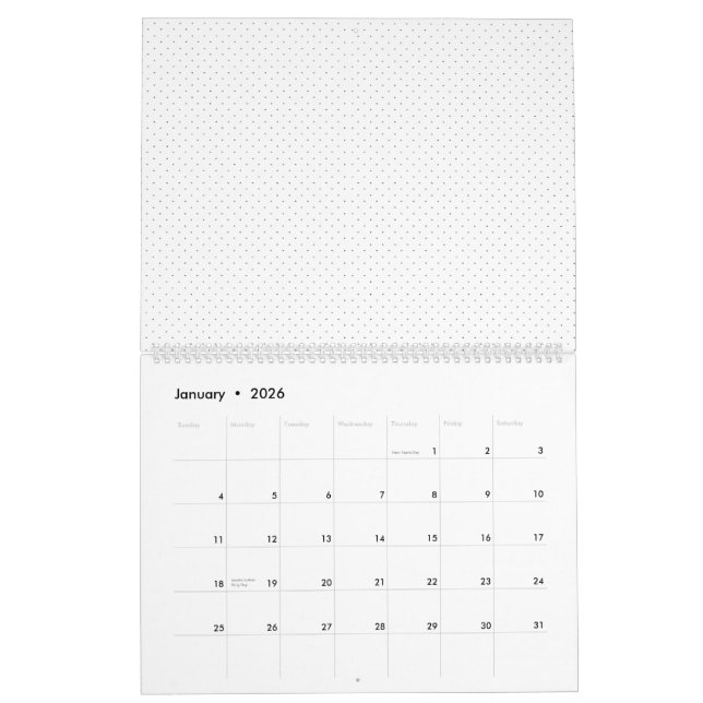 White background with a repeating pattern of small calendar (Jan 2026)