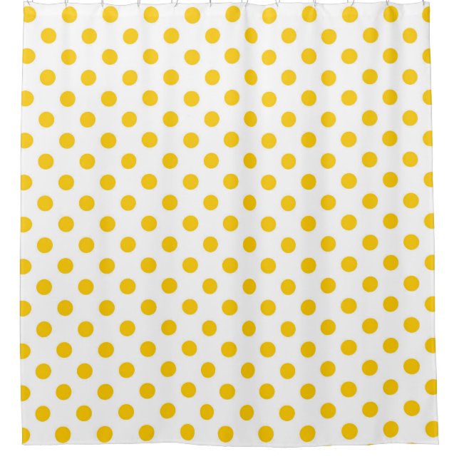 White Background Yellow Polka Dots (Front)