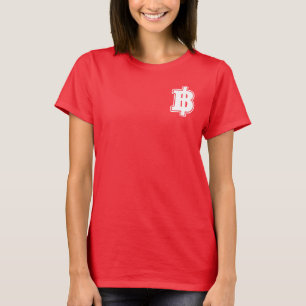 WHITE BAHT SIGN ฿ Thai Money Currency ฿ T-Shirt