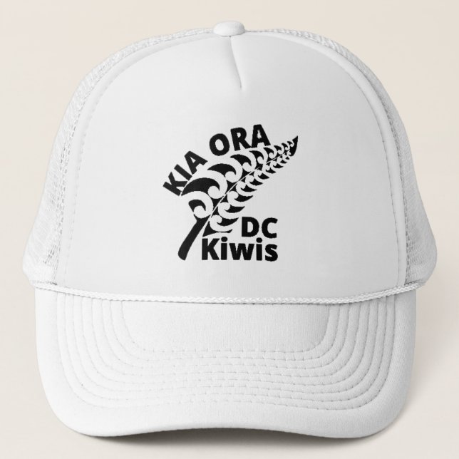 White Ballcap - KODK Trucker Hat (Front)