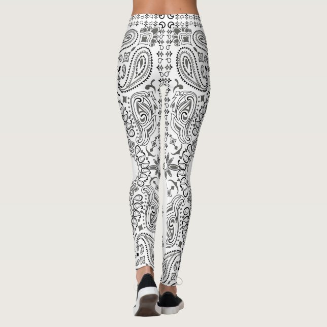 White Bandana Leggings (Back)