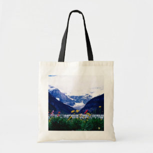 White Banff National Park, Lake Louise flowers Tote Bag