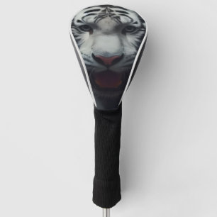 White Bangle Tiger Golf Head Cover