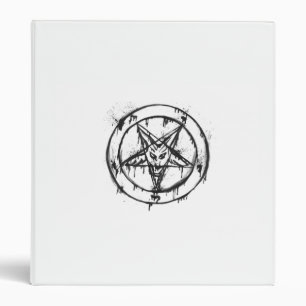 White Baphomet Binder