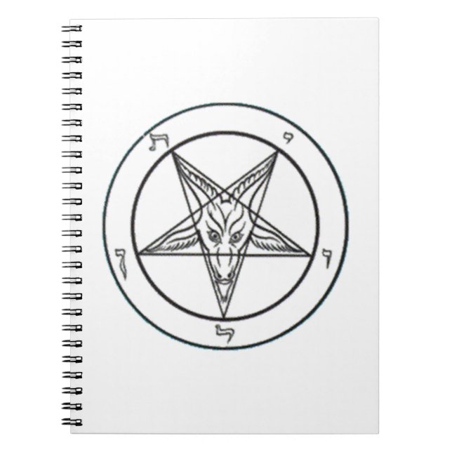 White Baphomet Notebook (Front)
