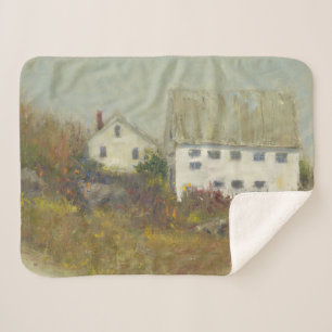 White Barn Sherpa Blanket