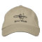 white baseball cap with embroidered bozo texino