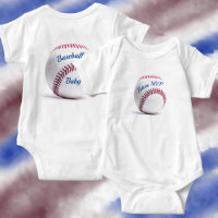 White Baseball with Red Stitching Customizable 