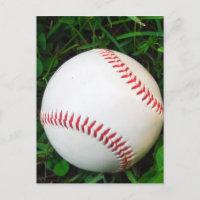 White Baseball with Red Stitching