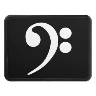 White Bass Clef Trailer Hitch Cover