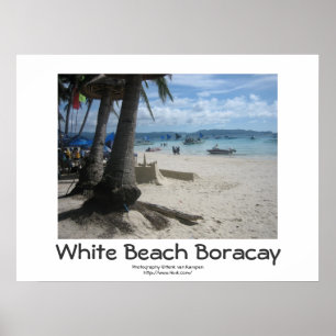 White Beach Boracay Poster
