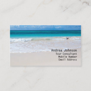 White Beach Business Card