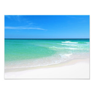 White Beach Photography Photo Print