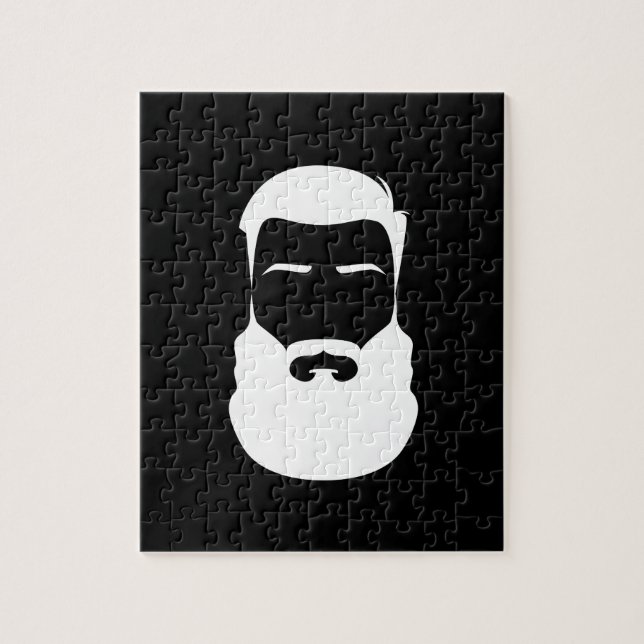 White Beard Puzzle (Vertical)