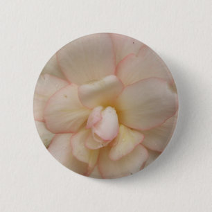 White Begonia Flower Button