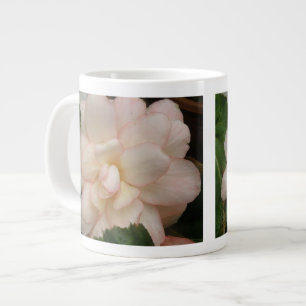 White Begonia Flower Mug
