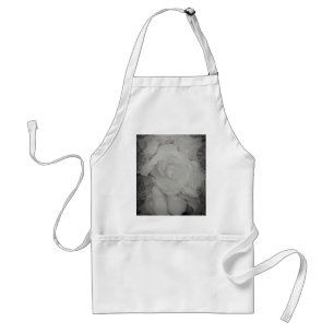 White Begonia Standard Apron