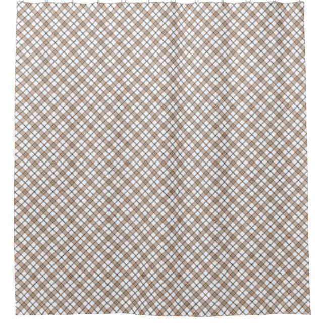 White beige black diagonal light chequered pattern (Front)