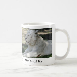 White Bengal Tiger Coffee Mug