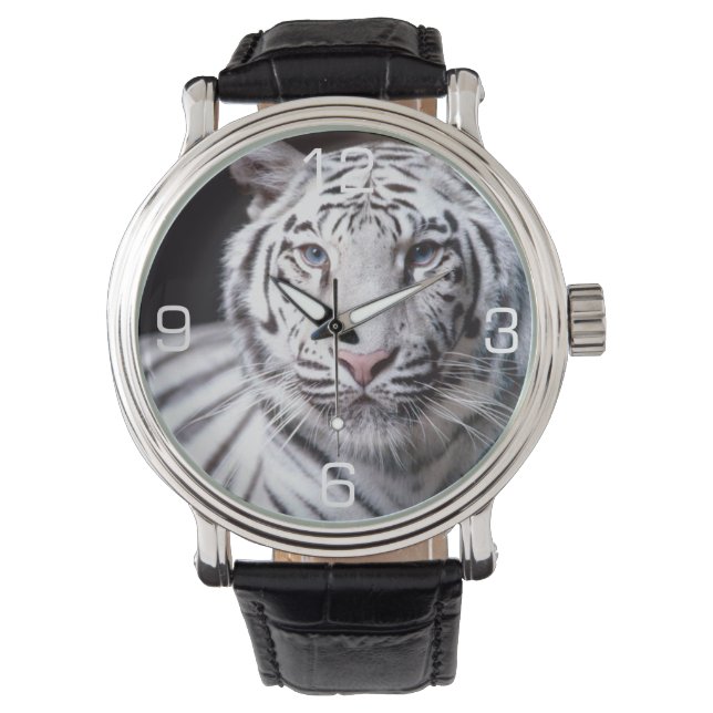 White Bengal Tiger Photography Watch (Front)