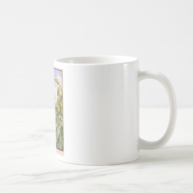 White Bindweed Fairy Coffee Mug (Right)