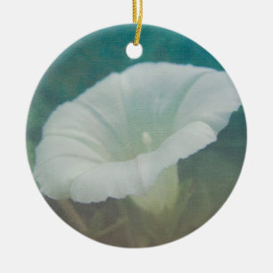 White Bindweed - The Wild Perennial Morning Glory Ceramic Ornament