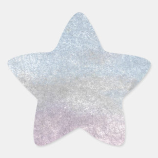 White Bird at beach sunset Star Sticker