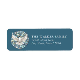 White Bird Return Address Labels