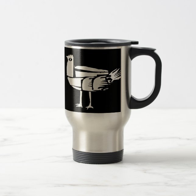 **White BiRd** Travel Mug (Right)