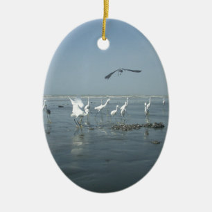 White birds featehres hakuna matata.JPG Ceramic Ornament
