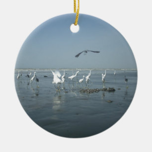 White birds featehres hakuna matata.JPG Ceramic Ornament