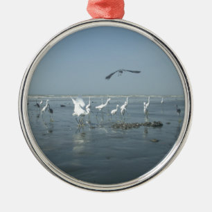 White birds featehres hakuna matata.JPG Metal Ornament