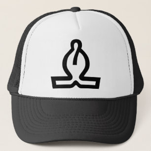 White Bishop Trucker Hat