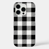 White Black Buffalo Plaid