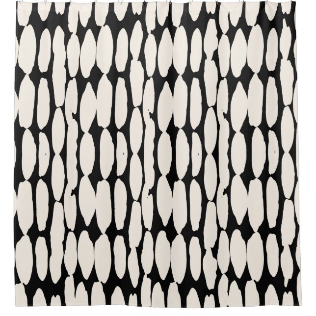 White black dot pattern. shibori circle seamless.  (Front)