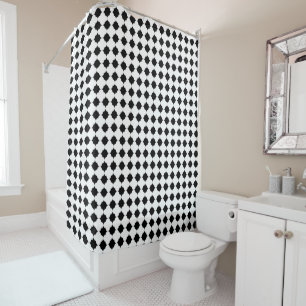 WHITE BLACK HEXAGON GEOMETRIC PATTERN