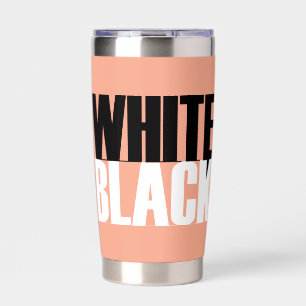 White Black Insulated Tumbler