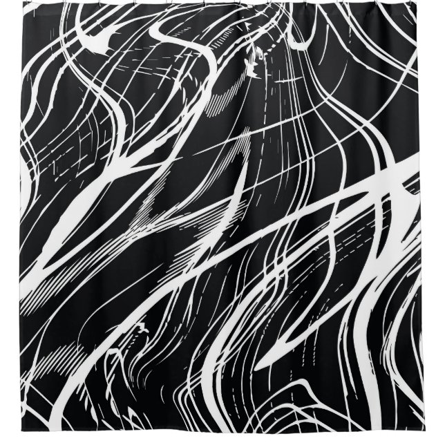 White Black Marble: Abstract Vintage (Front)