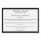 White & black minimalist waterproof soap box label