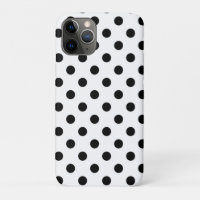 White & Black Polka Dots Dot