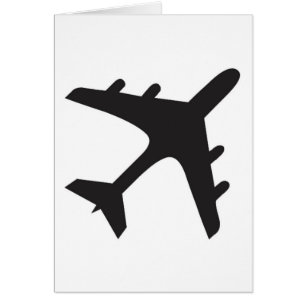 White black simple airplane design