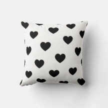 White Black Sweet Cozy Modern Romantic Chic Heart