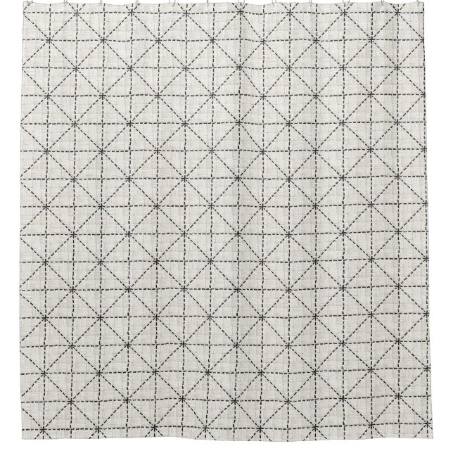 White & Black woven simple scandinavian (Front)