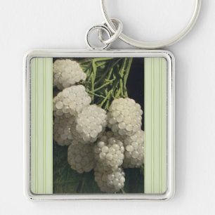 White Blackberry Keychain