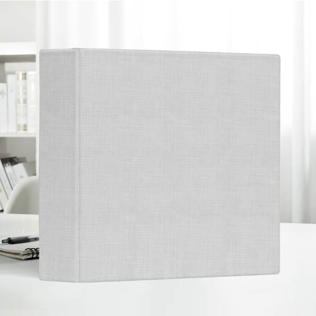 White Blank Beige Linen Crossed Fabric Texture Binder (Creator Uploaded)