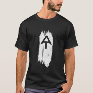 White Blaze Appalachian Trail At Minimalist Hiking T-Shirt