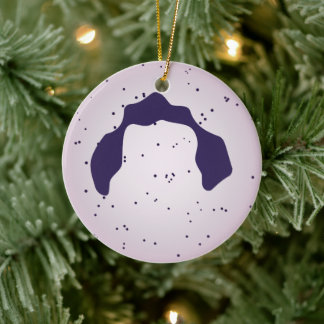 White Blood Cell Ceramic Ornament