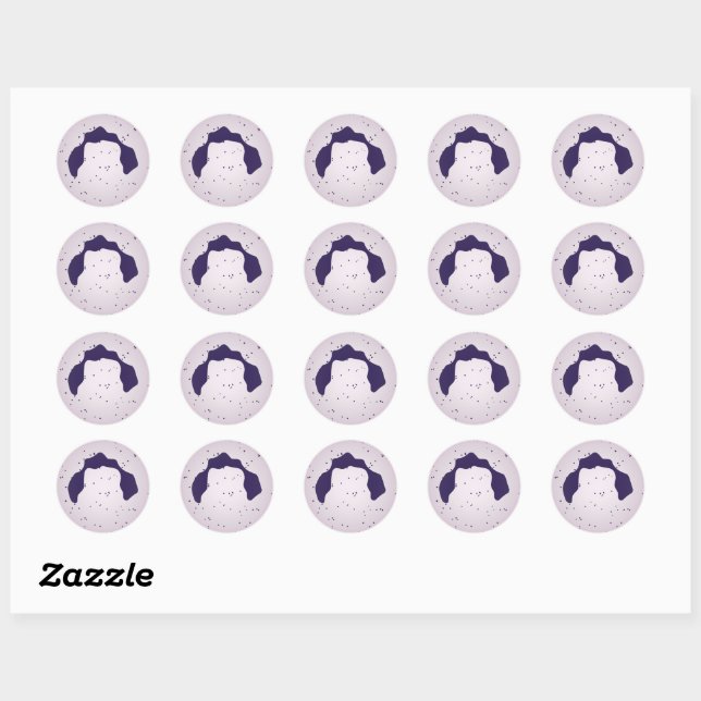 White Blood Cell Classic Round Sticker (Sheet)
